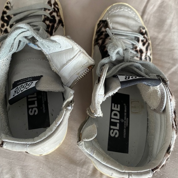 Golden Goose slides with animal print - Picture 4 of 4